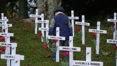 Field of crosses for Tunnellers Company
